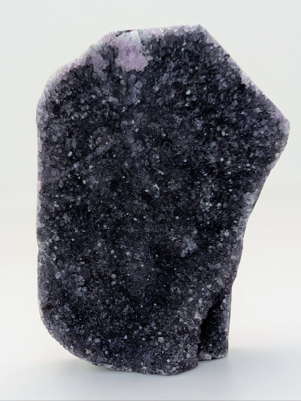 Black Amethyst Crystal Slab Crystal